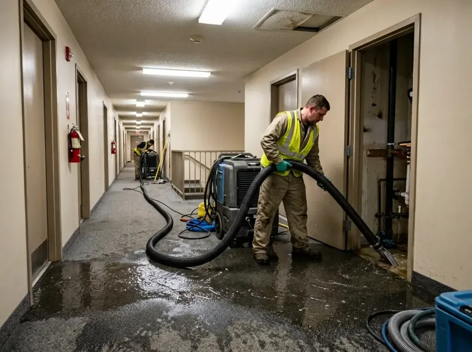 multi-unit-apartment-hallway-f-005 — frequently asked questions, Emergency Burst Pipe Water Extraction & Removal in Wyboo, SC